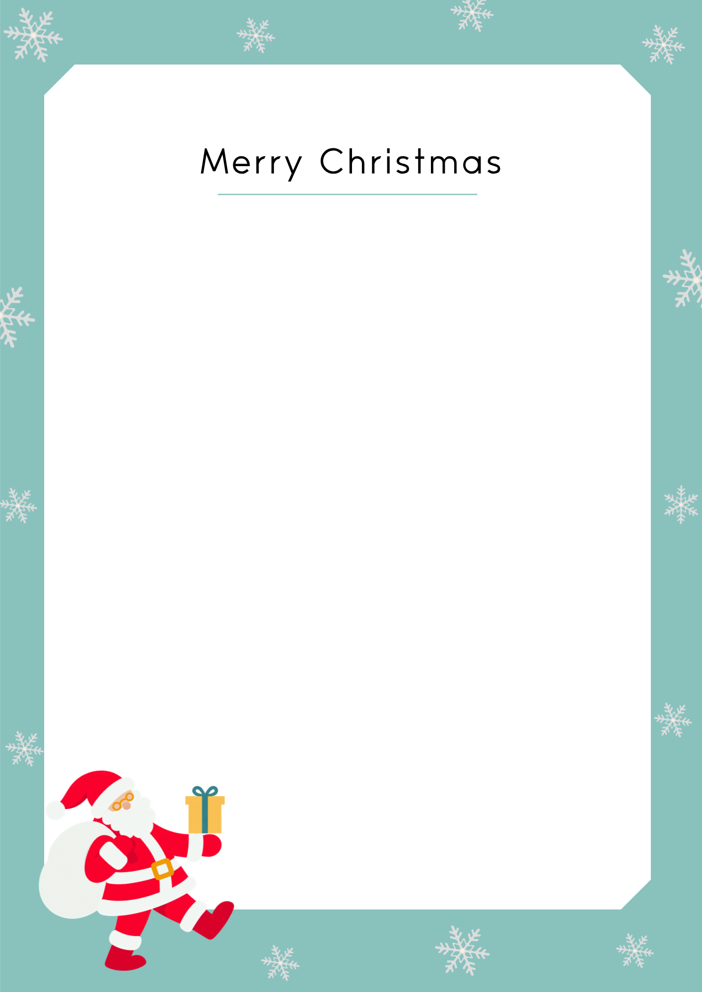 クリスマスLetterデザイン 3